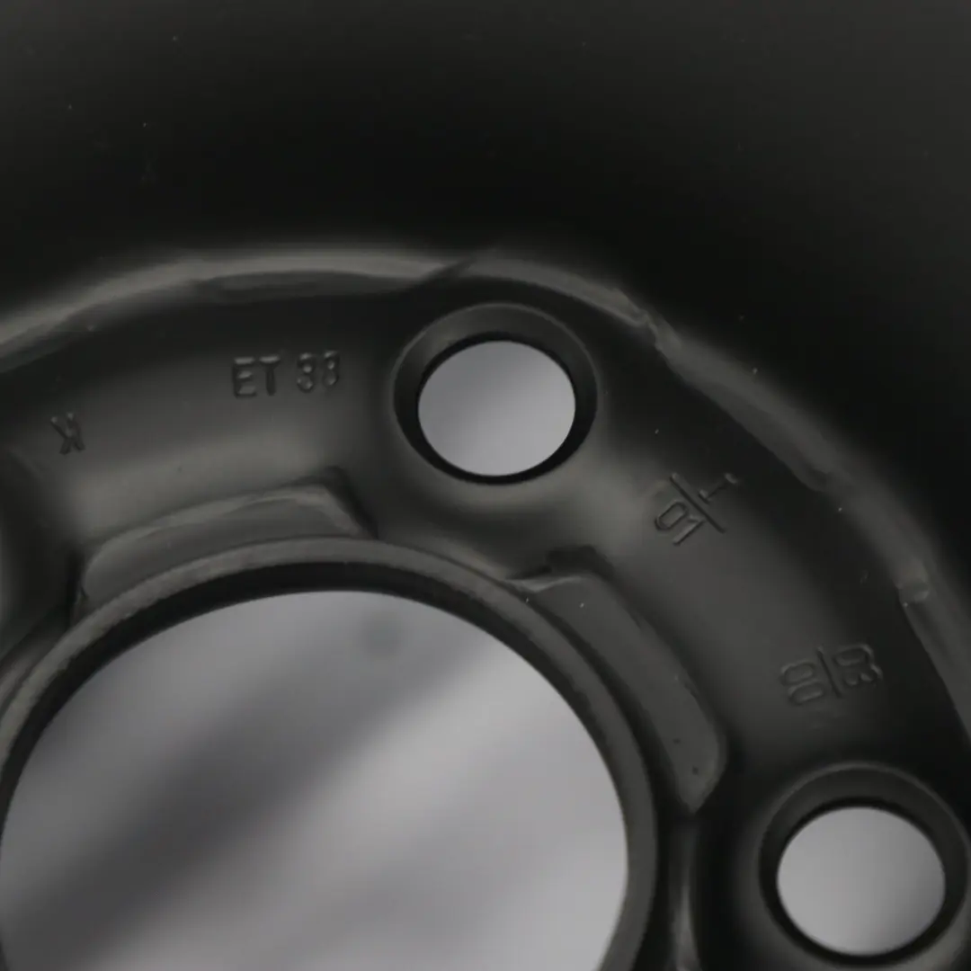  Ruota scorta VW Golf IV Cerchio in acciaio nero 14'' 6J ET:38 - SKU 1J0601027N-1 - Numero di parte 1J0601027N