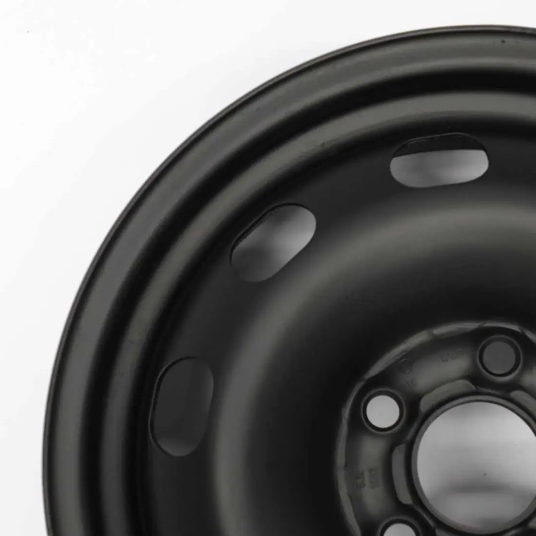 Roue de secours VW Golf IV Jante Acier Noir 14'' 6J ET:38 - SKU 1J0601027N-1 - Numéro de pièce 1J0601027N