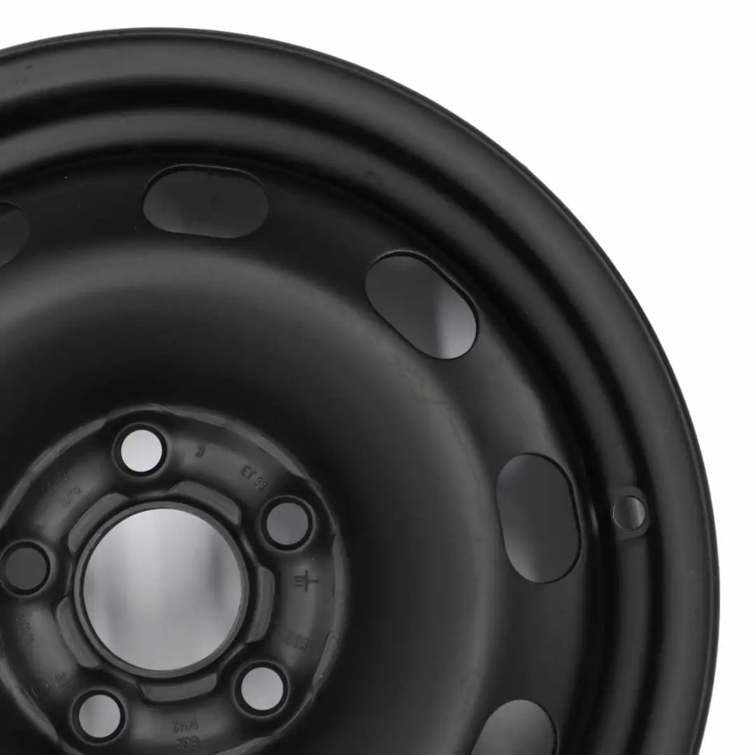  Roue de secours VW Golf IV Jante Acier Noir 14'' 6J ET:38 - SKU 1J0601027N-1 - Numéro de pièce 1J0601027N