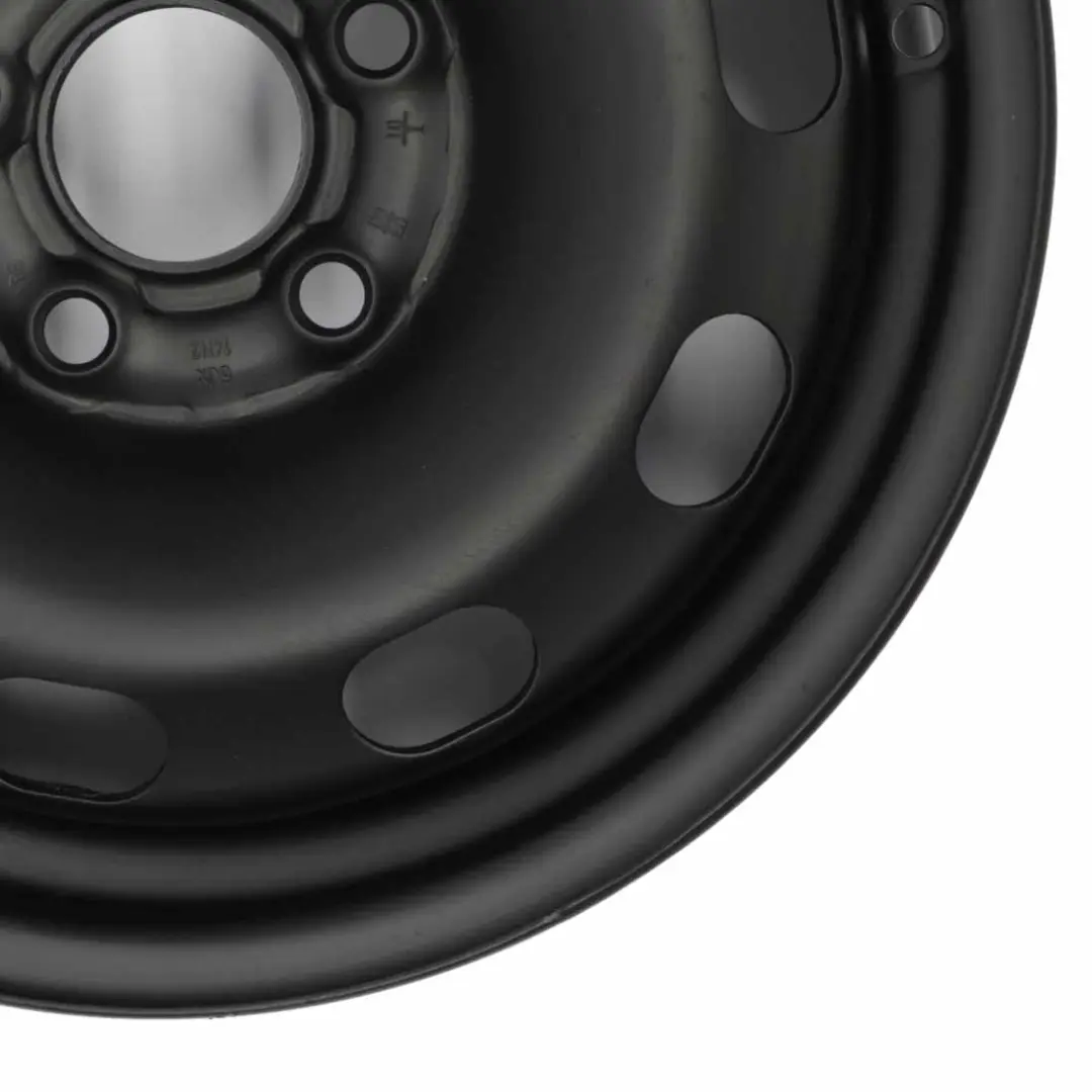  Ruota scorta VW Golf IV Cerchio in acciaio nero 14'' 6J ET:38 - SKU 1J0601027N-1 - Numero di parte 1J0601027N
