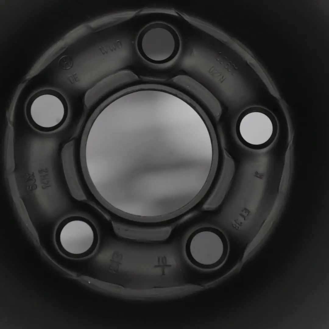  Spare Wheel VW Golf IV Steel Rim Black 14'' 6J ET:38 - SKU 1J0601027N-1 - Part number 1J0601027N