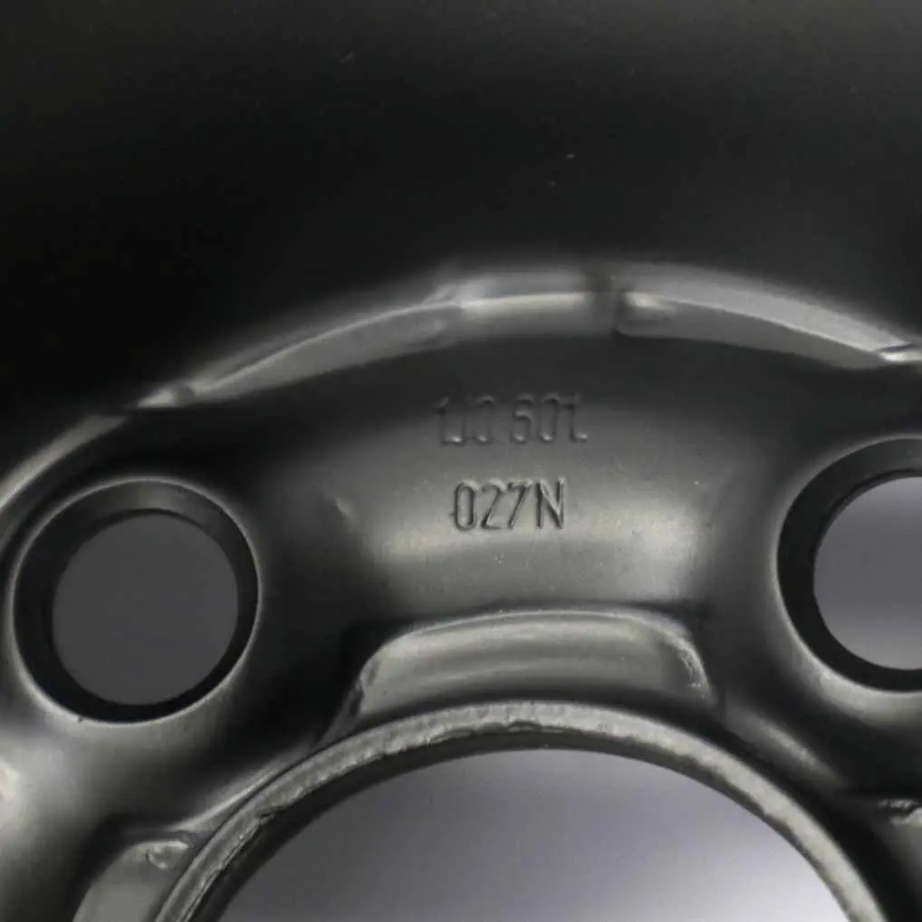  Ruota scorta VW Golf IV Cerchio in acciaio nero 14'' 6J ET:38 - SKU 1J0601027N-2 - Numero di parte 1J0601027N