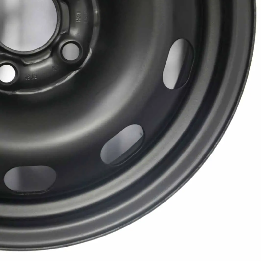  Roue de secours VW Golf IV Jante Acier Noir 14'' 6J ET:38 - SKU 1J0601027N-2 - Numéro de pièce 1J0601027N