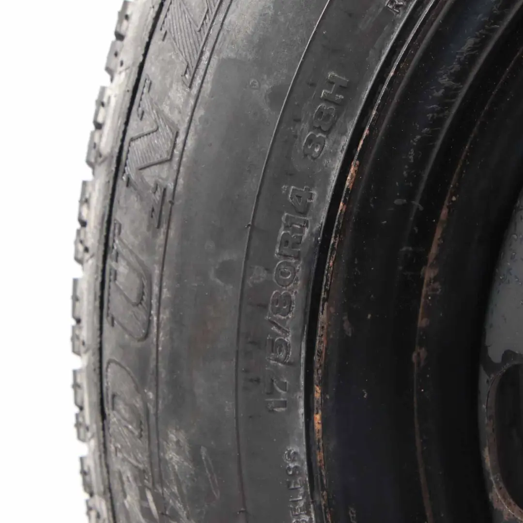 Spare Wheel VW Golf IV Wheel Steel R14 6J Hankook 175/80 to with Part number 1J0601027N Spare Wheel VW Golf IV Wheel Steel R14 6J Hankook 175/80 - SKU 1J0601027N - Part number 1J0601027N