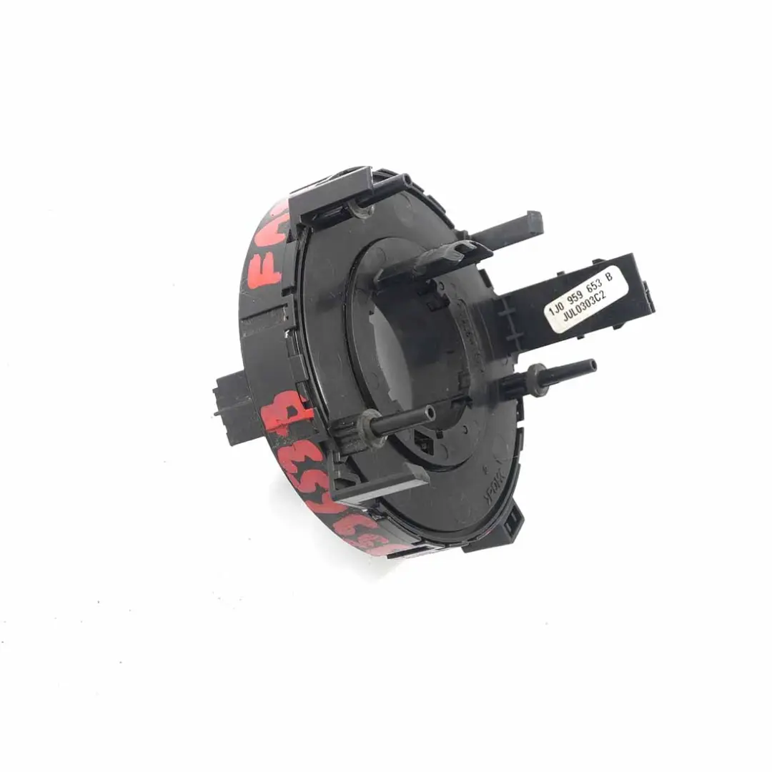 MK1 Steering Wheel Airbag Slip Ring Squib Control Unit to Skoda Fabia with Part number 1J0959653B Skoda Fabia MK1 Steering Wheel Airbag Slip Ring Squib Control Unit - SKU 1J0959653B - Part number 1J0959653B