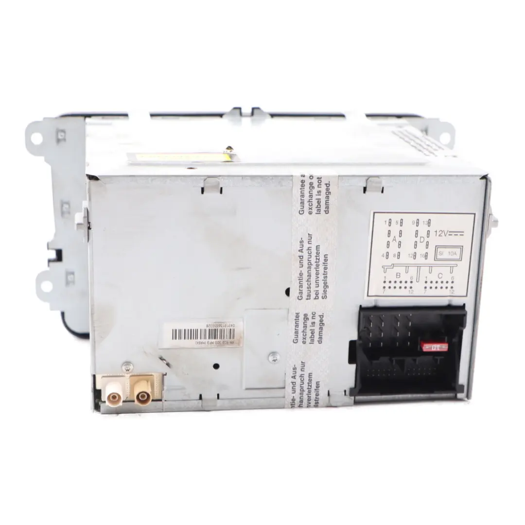 VW Volkswagen Golf 5 Radio CD Reproductor Estéreo Cabezal Unidad - SKU 1K0035186AD - Número de pieza 1K0035186AD