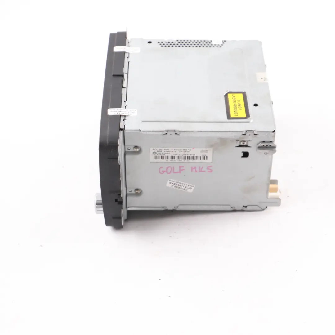 Radio CD Reproductor Estéreo Cabezal Unidad para VW Volkswagen Golf 5 con número de pieza 1K0035186AD VW Volkswagen Golf 5 Radio CD Reproductor Estéreo Cabezal Unidad - SKU 1K0035186AD - Número de pieza 1K0035186AD
