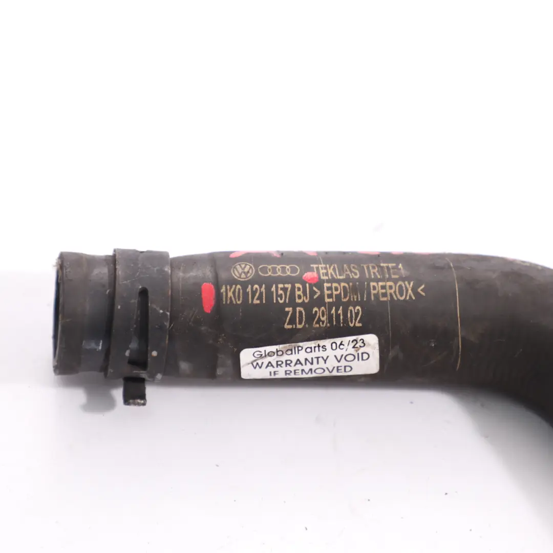 tubo acqua di raffreddamento linea per Audi A4 B7 2.0 TDI Diesel con numero di parte 1K0121157BJ Audi A4 B7 2.0 TDI Diesel tubo acqua di raffreddamento linea - SKU 1K0121157BJ - Numero di parte 1K0121157BJ