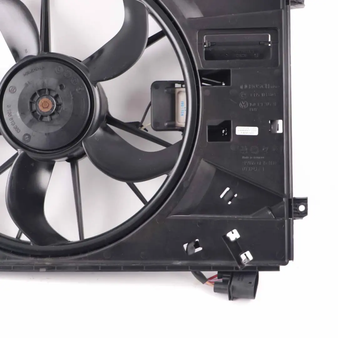 VW Volkswagen Golf 6 1.6 TDI Diesel Motor Radiador Ventilador - SKU 1K0121205AF - Número de pieza 1K0121205AF