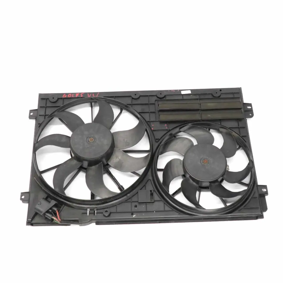 VW Volkswagen Golf 5 2.0 TDI Diesel Motor Radiador Ventilador - SKU 1K0121207BC - Número de pieza 1K0121207BC