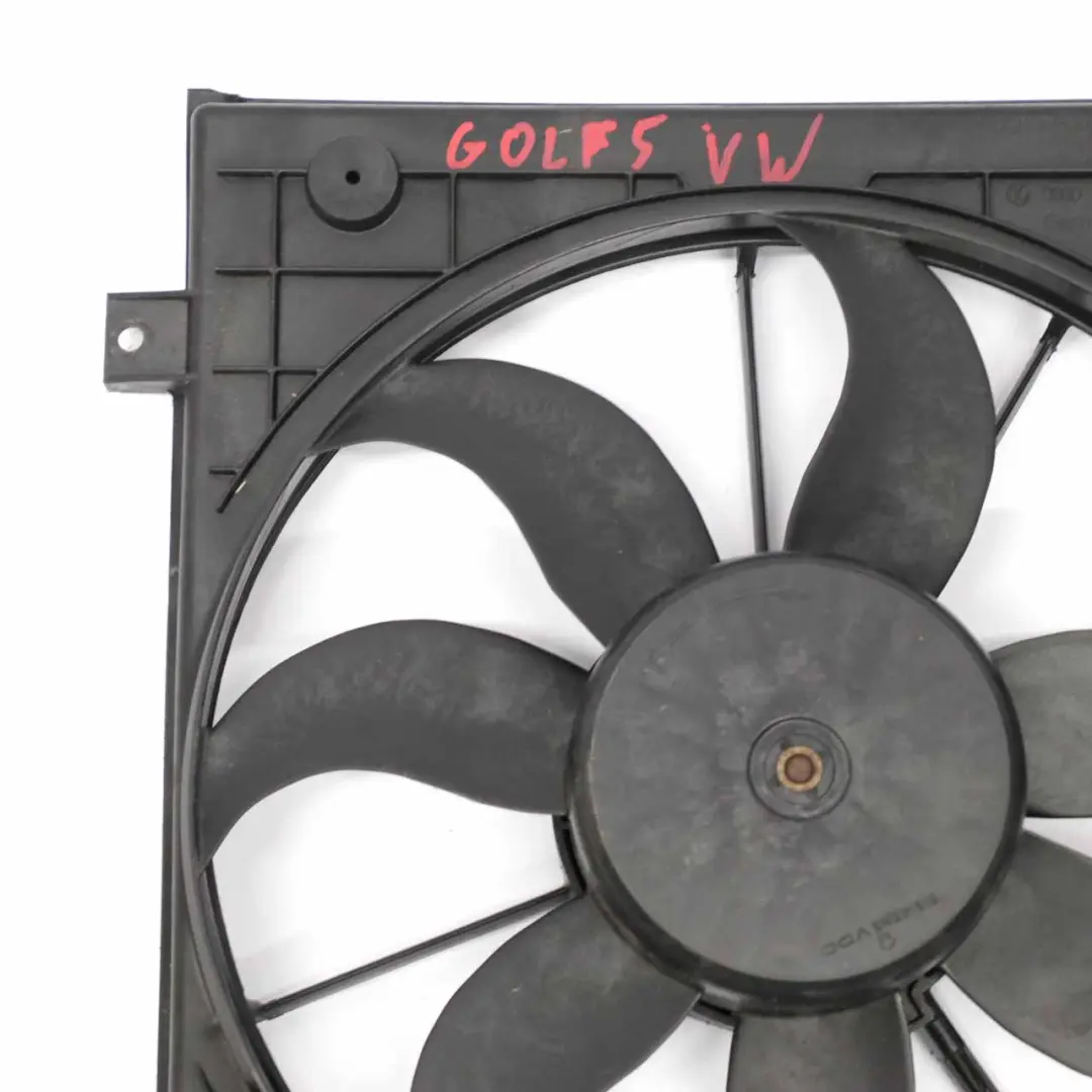 VW Volkswagen Golf 5 2.0 TDI Diesel Motor Radiador Ventilador - SKU 1K0121207BC - Número de pieza 1K0121207BC