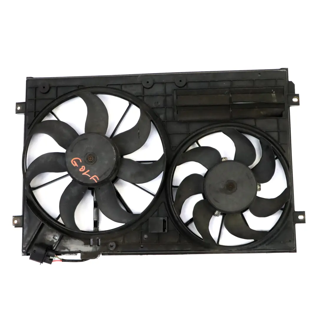 Mk5 V Engine Cooling Coolant Radiator Fan to Volkswagen VW Golf with Part number 1K0121223 Volkswagen VW Golf Mk5 V Engine Cooling Coolant Radiator Fan - SKU 1K0121223 - Part number 1K0121223