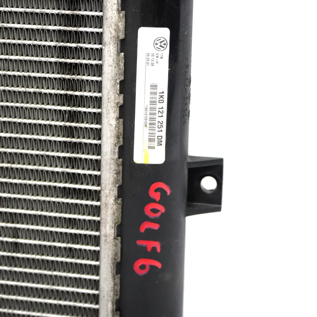 VW Volkswagen Golf 6 Radiateur Refroidissement liquide Unité d'eau - SKU 1K0121251DM - Numéro de pièce 1K0121251DM