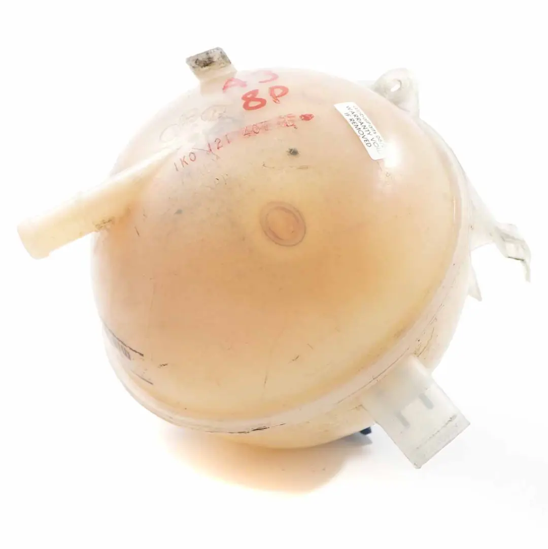 Expansion Tank Header Coolant Reservoir Bottle to Audi A3 8P with Part number 1K0121407A Audi A3 8P Expansion Tank Header Coolant Reservoir Bottle - SKU 1K0121407A - Part number 1K0121407A