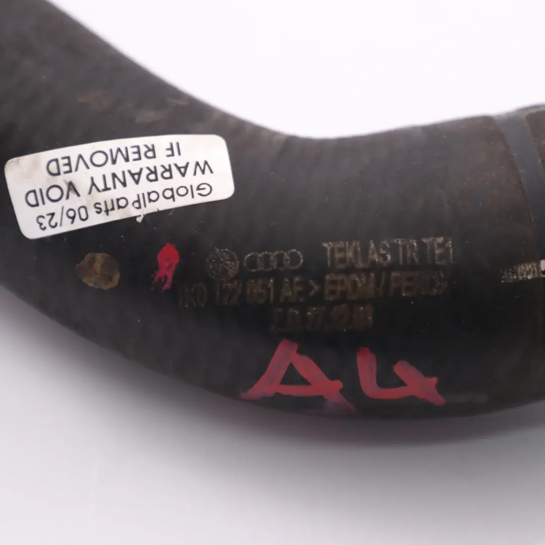 Audi A4 B7 Wasserschlauch Kühlung Kühlmittel Kühler Rohrleitung - SKU 1K0122051AE - Teilenummer 1K0122051AE