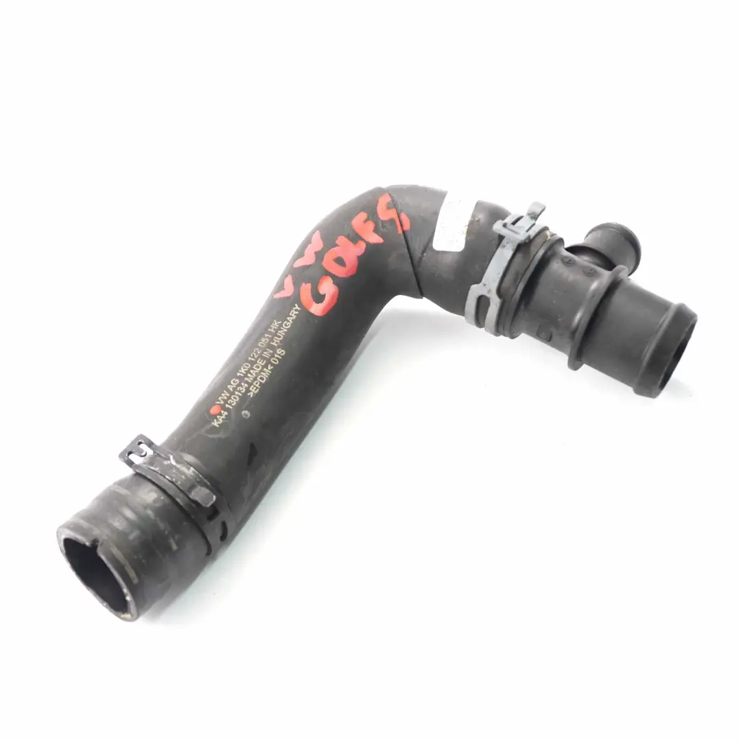 Wasser schlauch Kühlmittel leitung für Volkswagen Golf 5 6 1.6 2.0 TDI mit Teilenummer 1K0122051HK Volkswagen Golf 5 6 1.6 2.0 TDI Wasser schlauch Kühlmittel leitung - SKU 1K0122051HK - Teilenummer 1K0122051HK