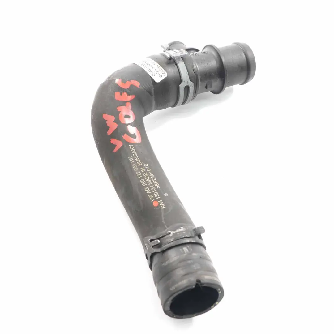Manguera agua Tubería refrigerante para Volkswagen Golf 5 6 1.6 2.0 TDI con número de pieza 1K0122051HK Volkswagen Golf 5 6 1.6 2.0 TDI Manguera agua Tubería refrigerante - SKU 1K0122051HK - Número de pieza 1K0122051HK
