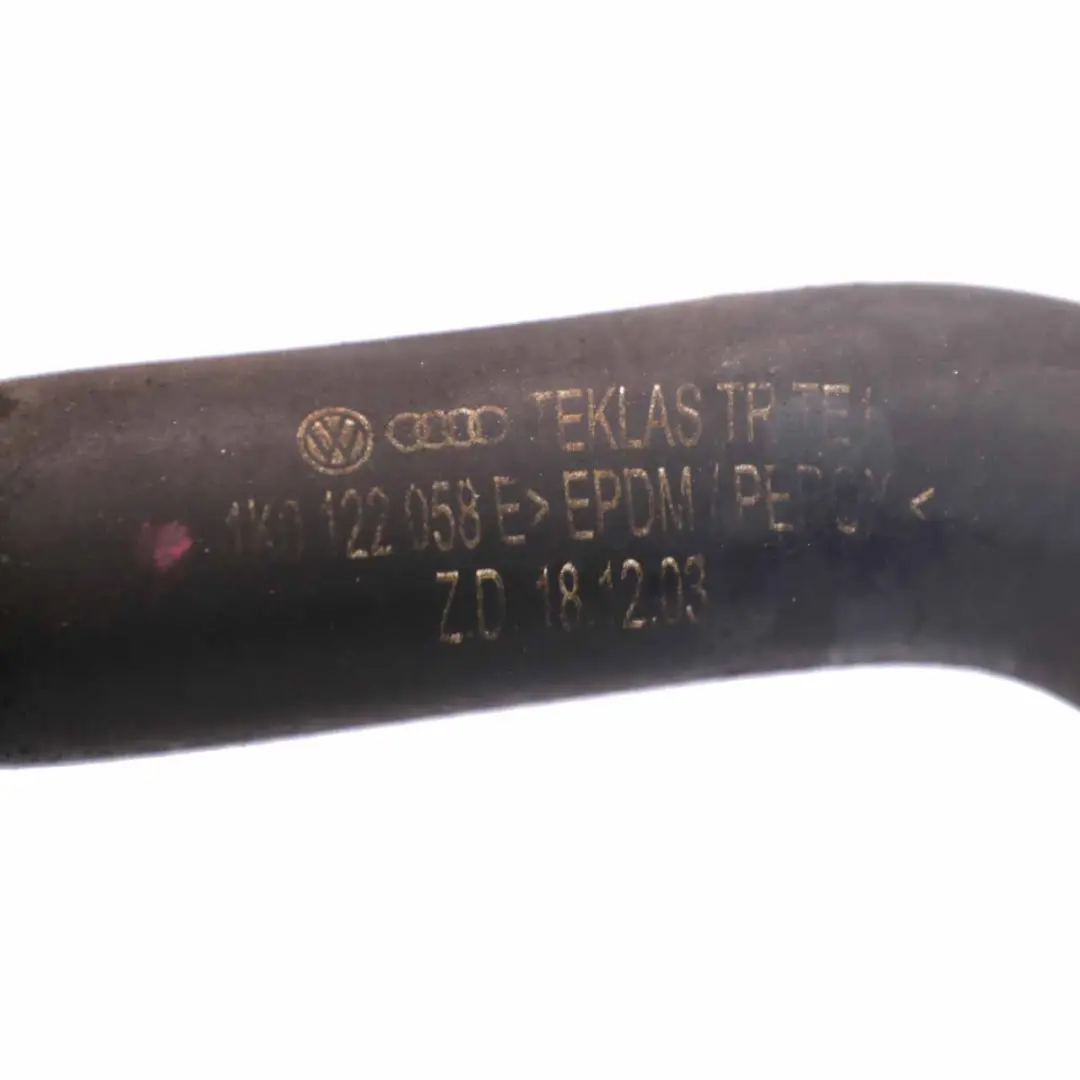 Volkswagen VW Golf Mk5 Water Hose Radiator Coolant Pipe Line - SKU 1K0122058E - Part number 1K0122058E