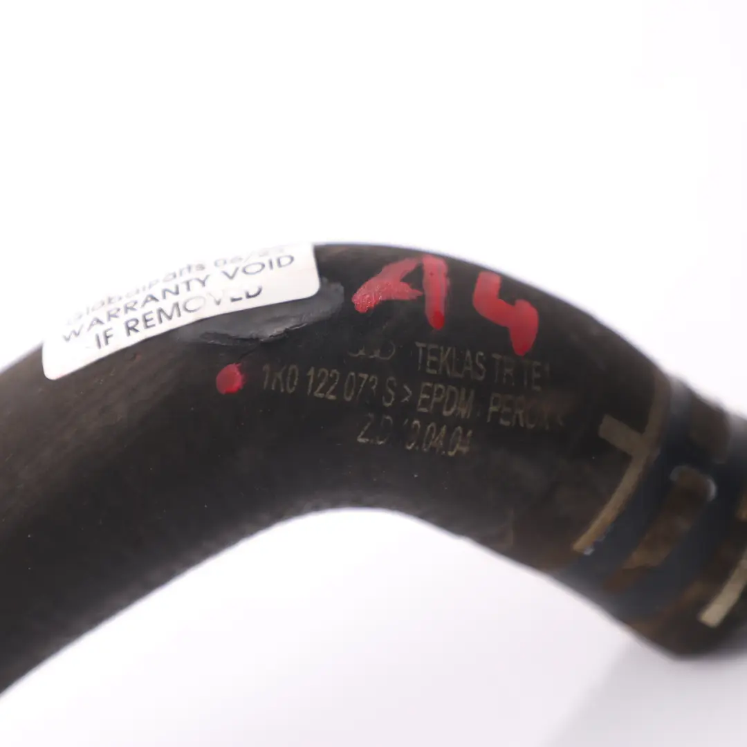 Tuyau d'eau Conduite de radiateur refroidissement pour Audi A4 B7 à propos du numéro de pièce 1K0122073S Audi A4 B7 Tuyau d'eau Conduite de radiateur refroidissement - SKU 1K0122073S - Numéro de pièce 1K0122073S