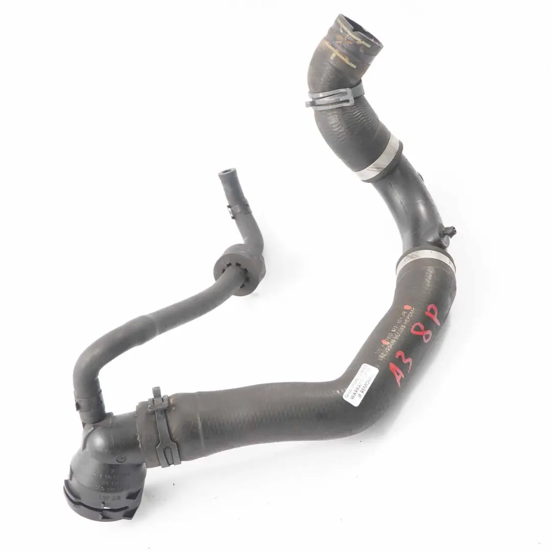 VW Golf 6 Audi A3 8P 1.6 TDI Tuyau d'eau Radiator Coolant Pipe Line - SKU 1K0122101JR - Numéro de pièce 1K0122101JR