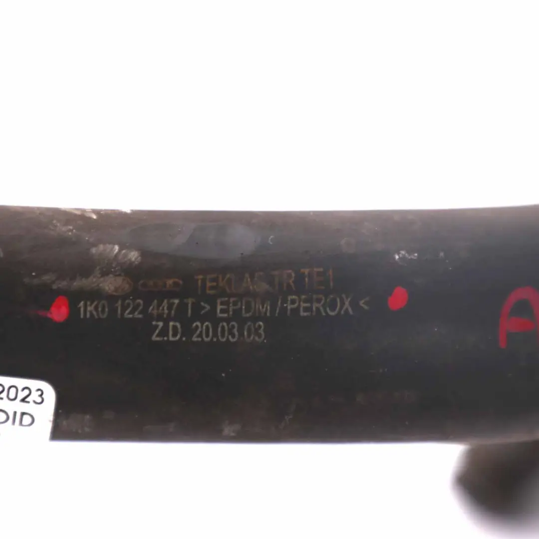 Volkswagen Audi Seat Wąż Chłodnicy Wody Przewód Płyn Chłodzącego - SKU 1K0122447T - Numer Części 1K0122447T