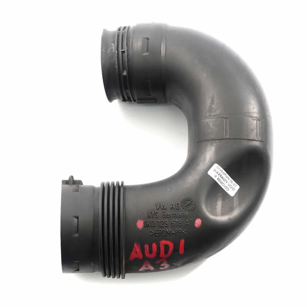 Rura Dolot Powietrza do Audi A3 8P 1.9 2.0 TDI Diesel o numerze 1K0129618AT Audi A3 8P 1.9 2.0 TDI Diesel Rura Dolot Powietrza - SKU 1K0129618AT - Numer Części 1K0129618AT