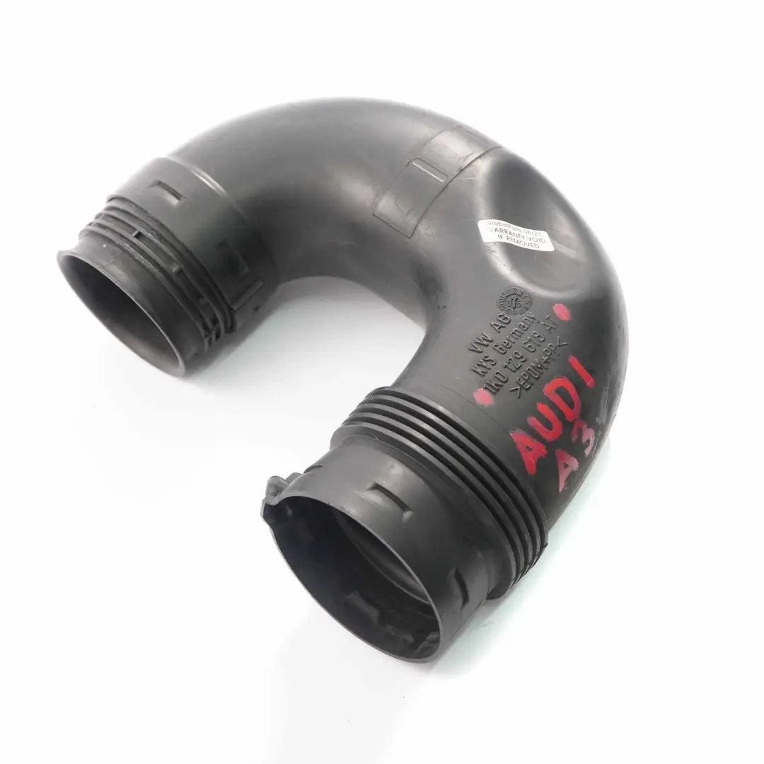 Intake Pipe Duct Hose to Audi A3 8P 1.9 2.0 TDI Diesel Air with Part number 1K0129618AT Audi A3 8P 1.9 2.0 TDI Diesel Air Intake Pipe Duct Hose - SKU 1K0129618AT - Part number 1K0129618AT