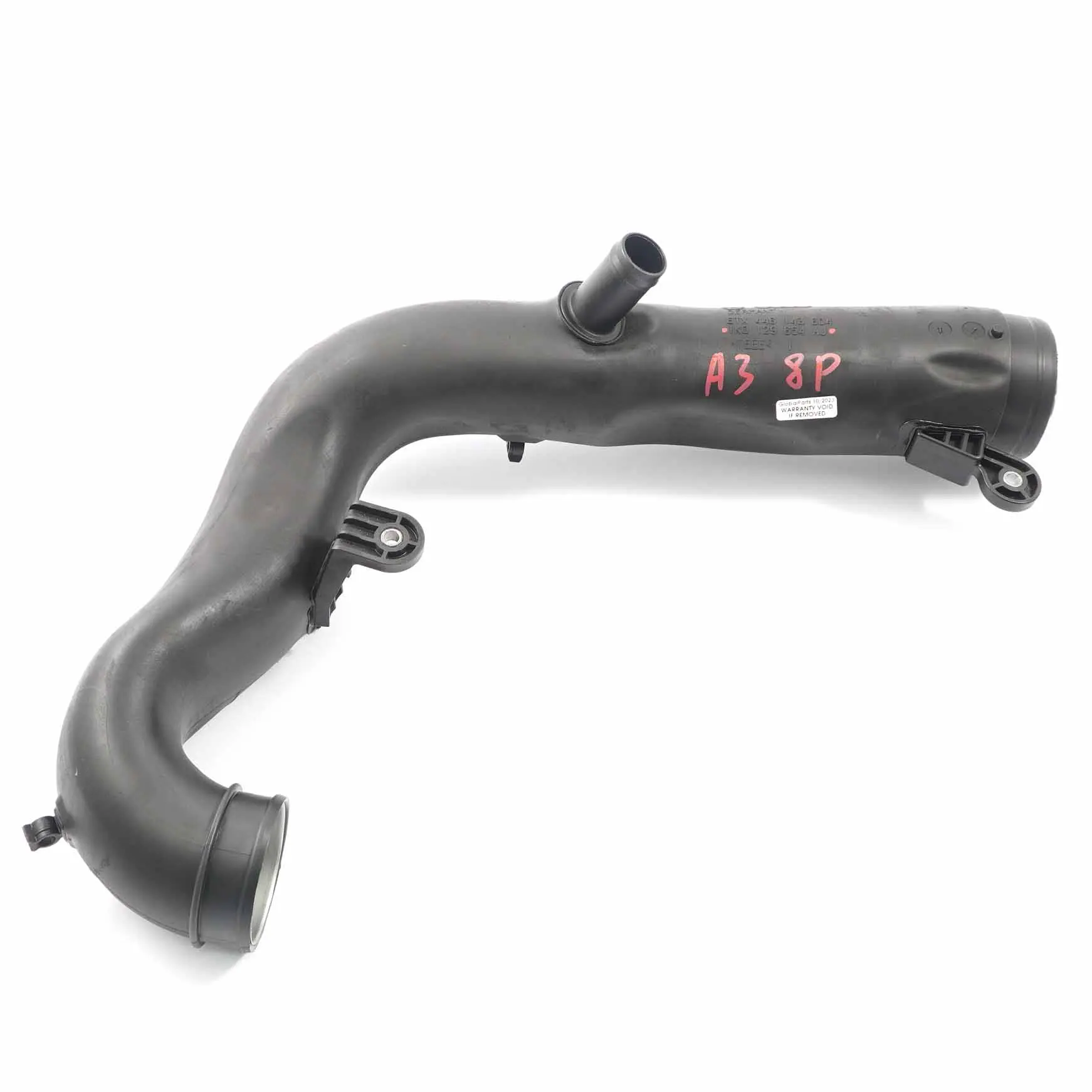 Audi A3 8P TDI Tubo di carica Tubo intercooler Tubo aspirazione aria 1K0129654AJ