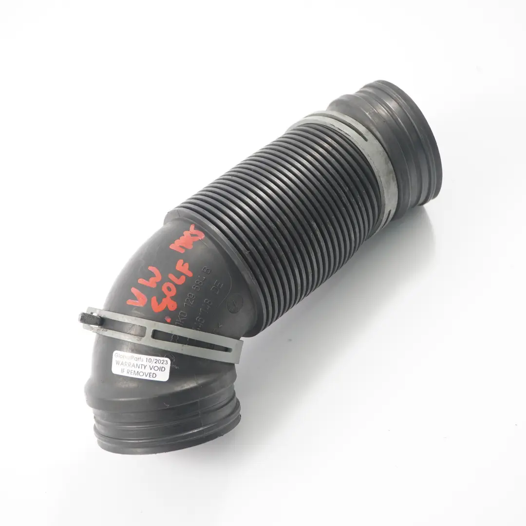 VW Volkswagen Golf 5 1.9 TDI Air Intake Pipe Hose Line - SKU 1K0129684B - Part number 1K0129684B
