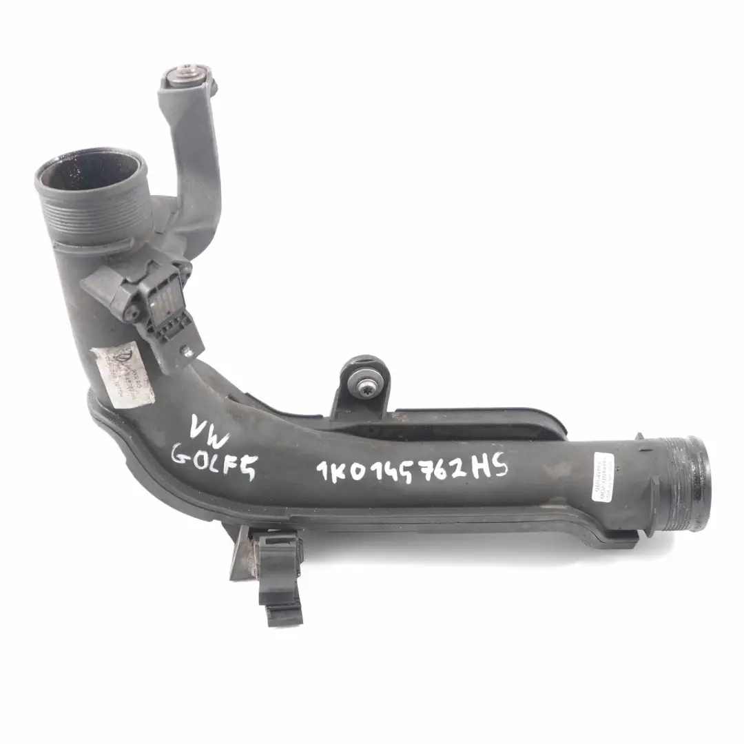 Mk5 V TDI Turbo Intercooler Pipe Hose Line to Volkswagen VW Golf with Part number 1K0145762HS Volkswagen VW Golf Mk5 V TDI Turbo Intercooler Pipe Hose Line - SKU 1K0145762HS - Part number 1K0145762HS