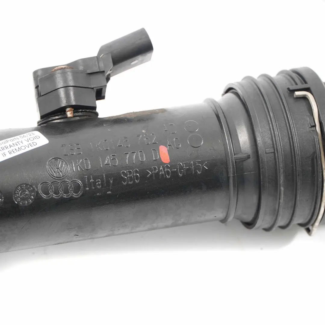 Tuyau d'admission d'air Audi A3 8P Passat B6 2.0 TDI Turbo Hose pour à propos du numéro de pièce 1K0145770D Tuyau d'admission d'air Audi A3 8P Passat B6 2.0 TDI Turbo Hose - SKU 1K0145770D - Numéro de pièce 1K0145770D