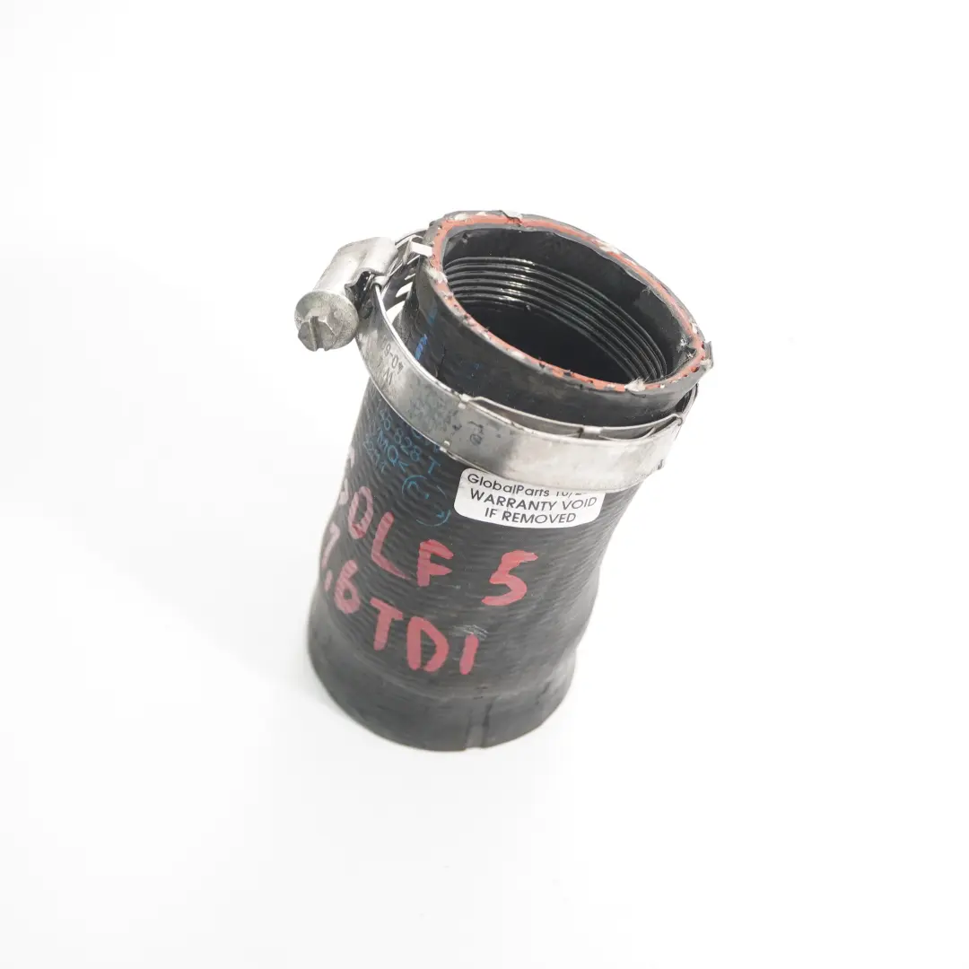 VW Volkswagen Golf 5 6 1.6 TDI Turbo Intercooler Pipe Hose Line - SKU 1K0145828T - Part number 1K0145828T