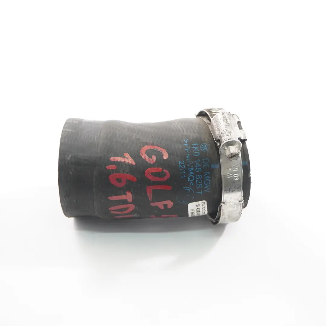 Ladeluftkühler Schlauchl eitung für VW Volkswagen Golf 5 6 1.6 TDI Turbo mit Teilenummer 1K0145828T VW Volkswagen Golf 5 6 1.6 TDI Turbo Ladeluftkühler Schlauchl eitung - SKU 1K0145828T - Teilenummer 1K0145828T