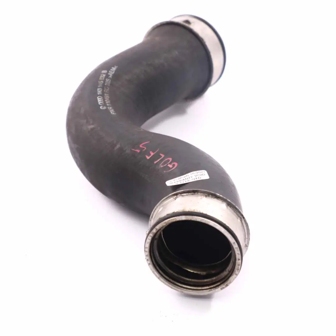 Mk5 1.9 TDI 2.0 TFSI Tubo aspirazione aria carica intercooler per VW Golf con numero di parte 1K0145832B VW Golf Mk5 1.9 TDI 2.0 TFSI Tubo aspirazione aria carica intercooler - SKU 1K0145832B - Numero di parte 1K0145832B