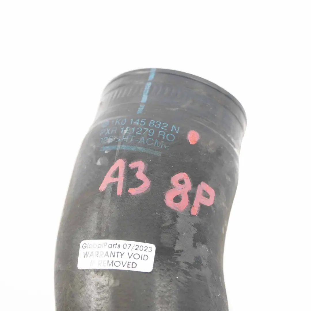 Audi A3 8P 2.0 TDI Turbo Intercooler Air Intake Pipe Hose Line - SKU 1K0145832N - Part number 1K0145832N
