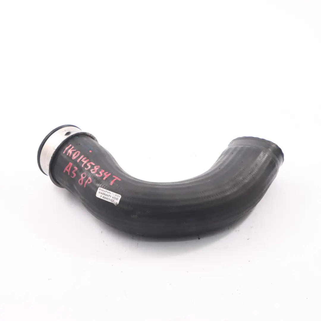 Tubo di carica Tubo intercooler Tubo aspirazione aria per Audi A3 8P TDI con numero di parte 1K0145834T Audi A3 8P TDI Tubo di carica Tubo intercooler Tubo aspirazione aria - SKU 1K0145834T - Numero di parte 1K0145834T