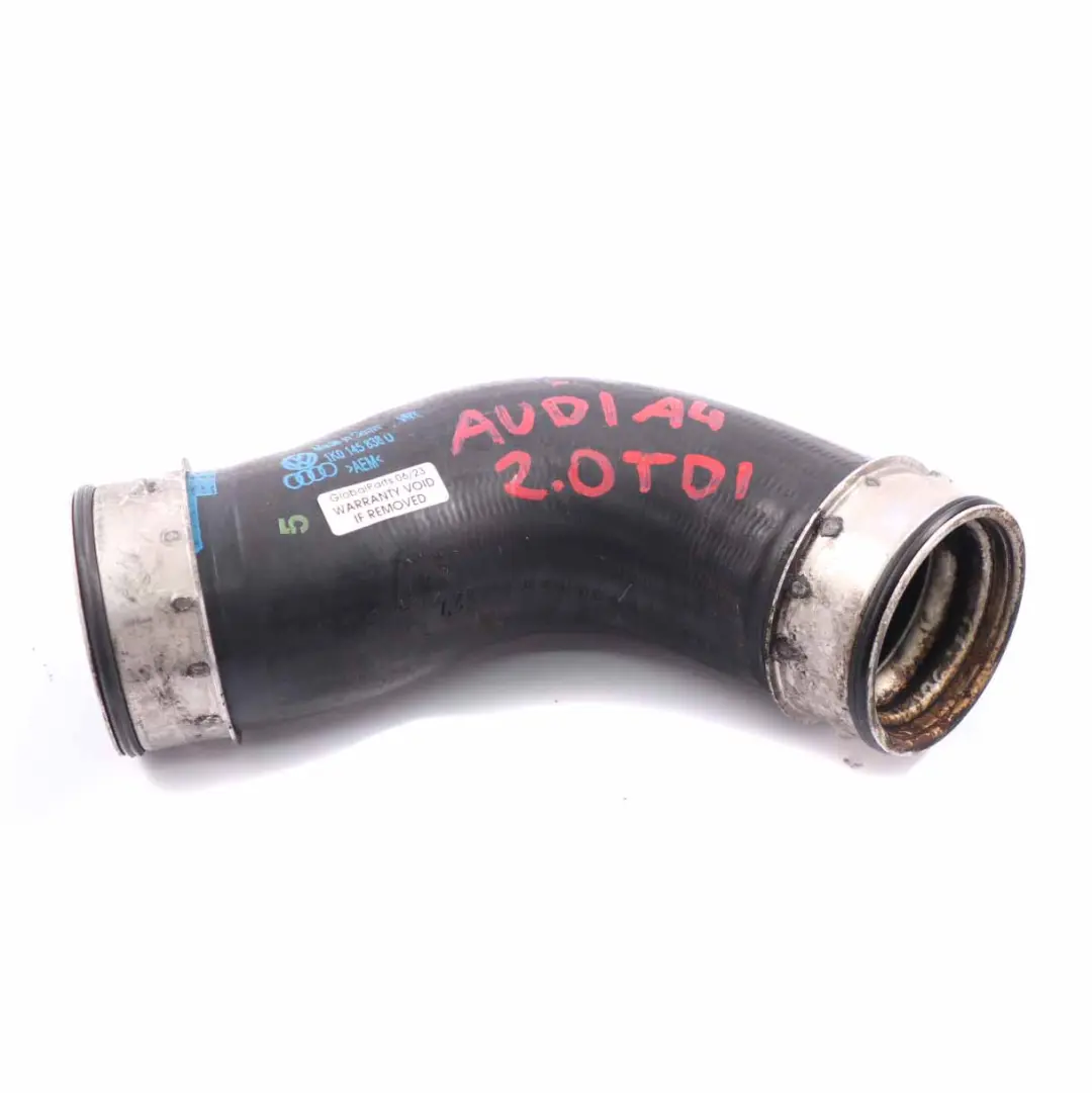 Intake Hose 2.0 TDI Air Charge Intercooler Pipe Line to Audi A4 with Part number 1K0145838D Audi A4 Intake Hose 2.0 TDI Air Charge Intercooler Pipe Line - SKU 1K0145838D - Part number 1K0145838D