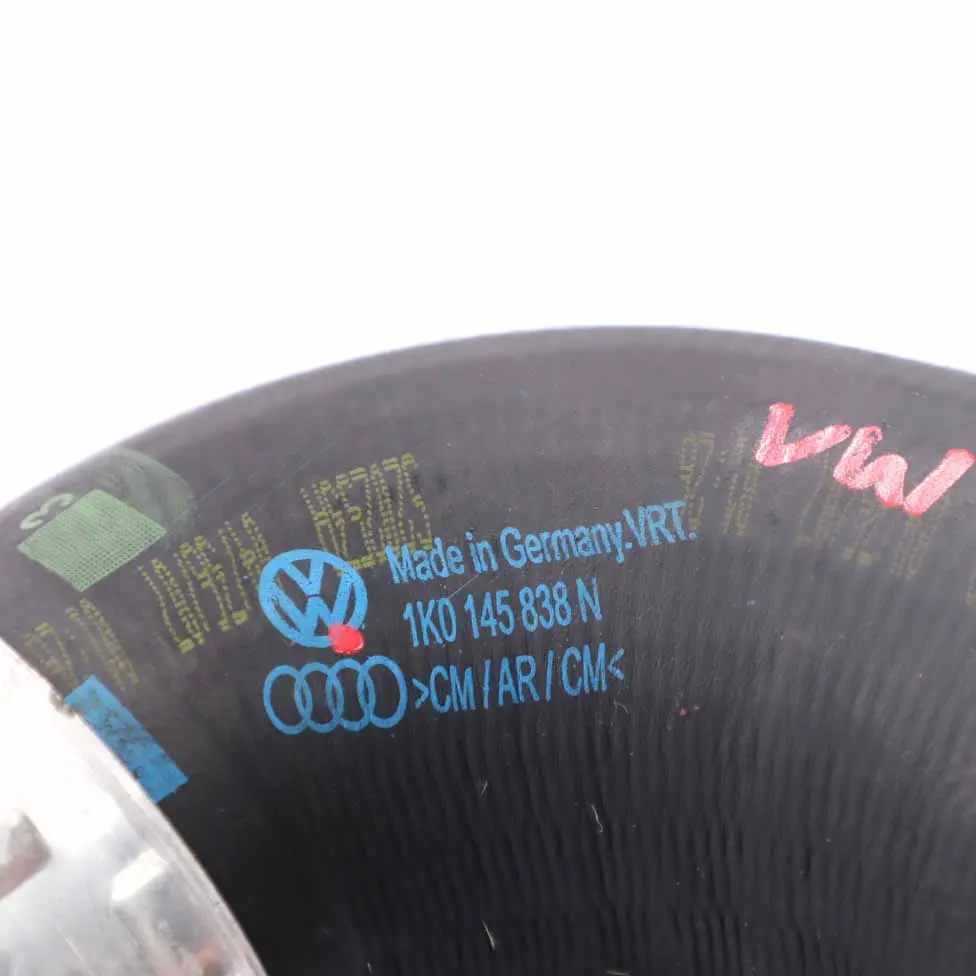 VW Golf MK5 1.9 TDI Ansaugschlauch Luft Ladeluftkühler Rohrleitung - SKU 1K0145838N - Teilenummer 1K0145838N