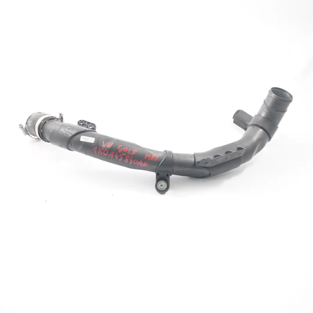 VW Golf Mk6 VI Seat Leon 1.6 TDI CAY Turbo Tubo Intercooler - SKU 1K0145840AE - Numero di parte 1K0145840AE