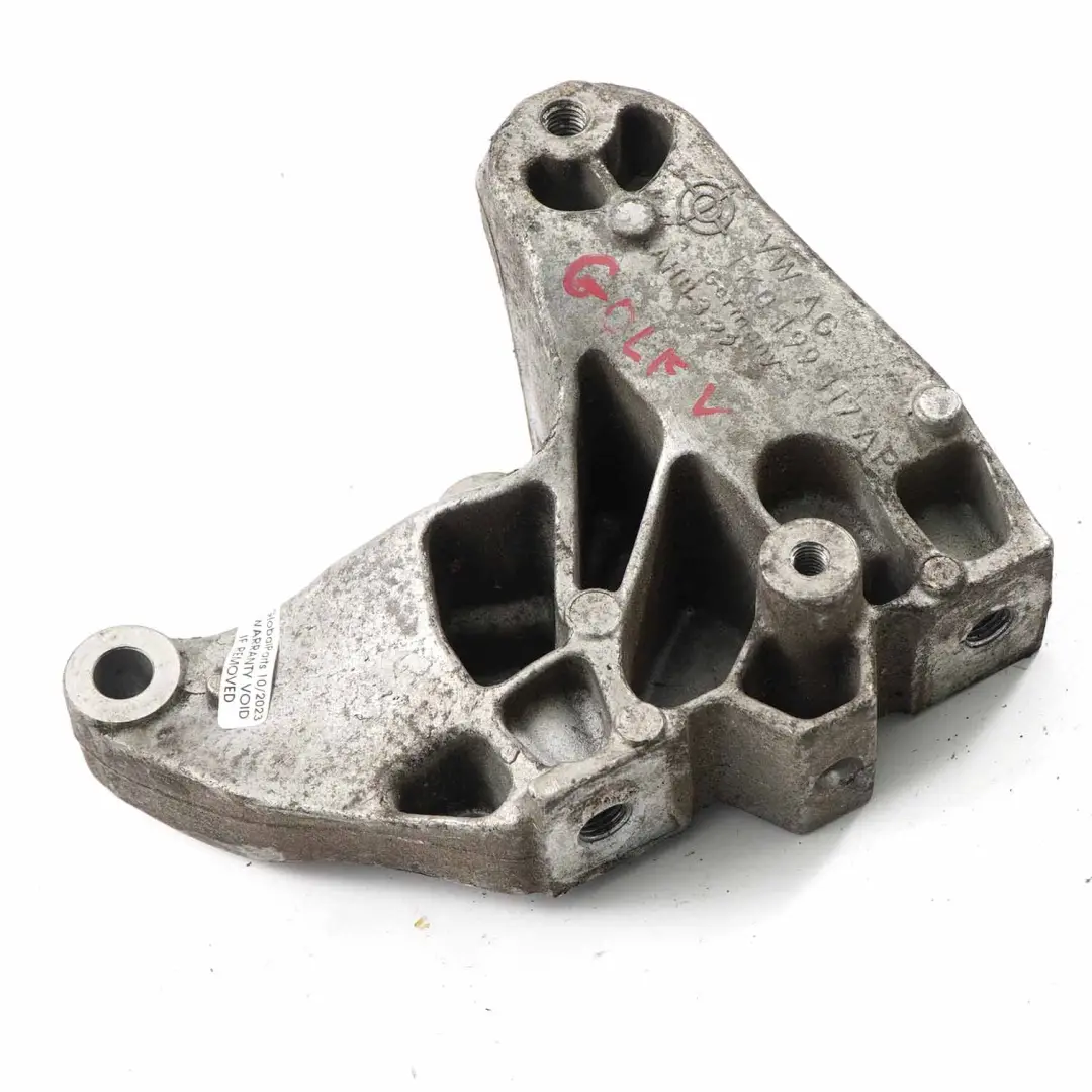 Gearbox Support Mounting Bracket Holder to VW Golf 5 2.0 TDI Engine with Part number 1K0199117AP VW Golf 5 2.0 TDI Engine Gearbox Support Mounting Bracket Holder - SKU 1K0199117AP - Part number 1K0199117AP