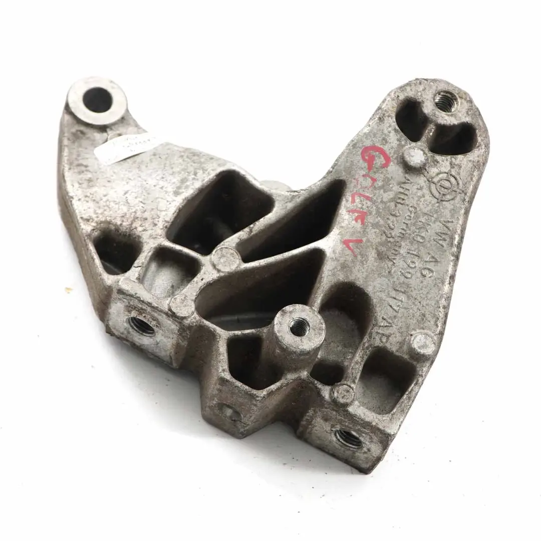 Gearbox Support Mounting Bracket Holder to VW Golf 5 2.0 TDI Engine with Part number 1K0199117AP VW Golf 5 2.0 TDI Engine Gearbox Support Mounting Bracket Holder - SKU 1K0199117AP - Part number 1K0199117AP