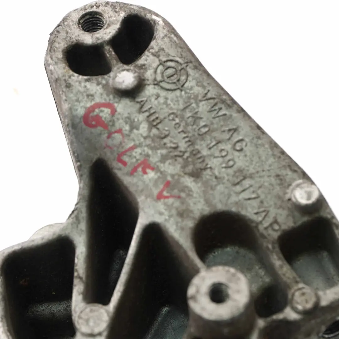 Gearbox Support Mounting Bracket Holder to VW Golf 5 2.0 TDI Engine with Part number 1K0199117AP VW Golf 5 2.0 TDI Engine Gearbox Support Mounting Bracket Holder - SKU 1K0199117AP - Part number 1K0199117AP
