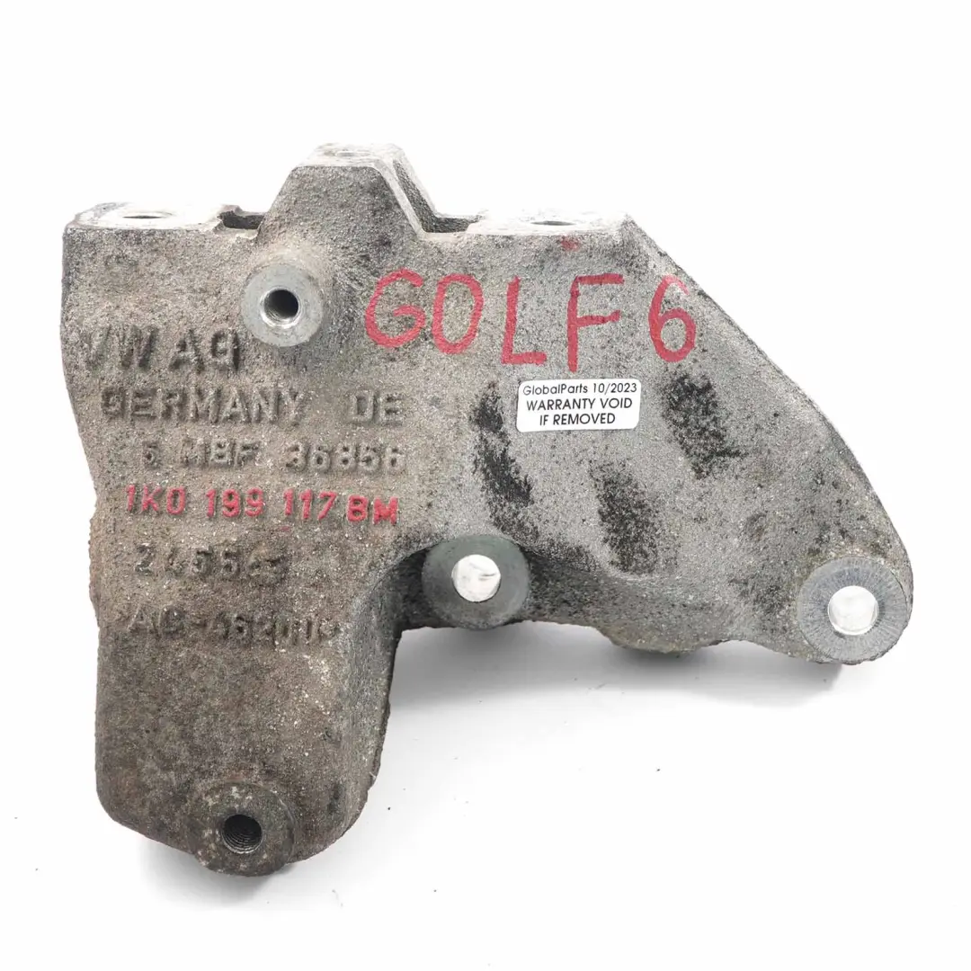 Soporte de caja cambios Soporte de transmisión para VW Passat B6 Golf 5 con número de pieza 1K0199117BM VW Passat B6 Golf 5 Soporte de caja cambios Soporte de transmisión - SKU 1K0199117BM - Número de pieza 1K0199117BM