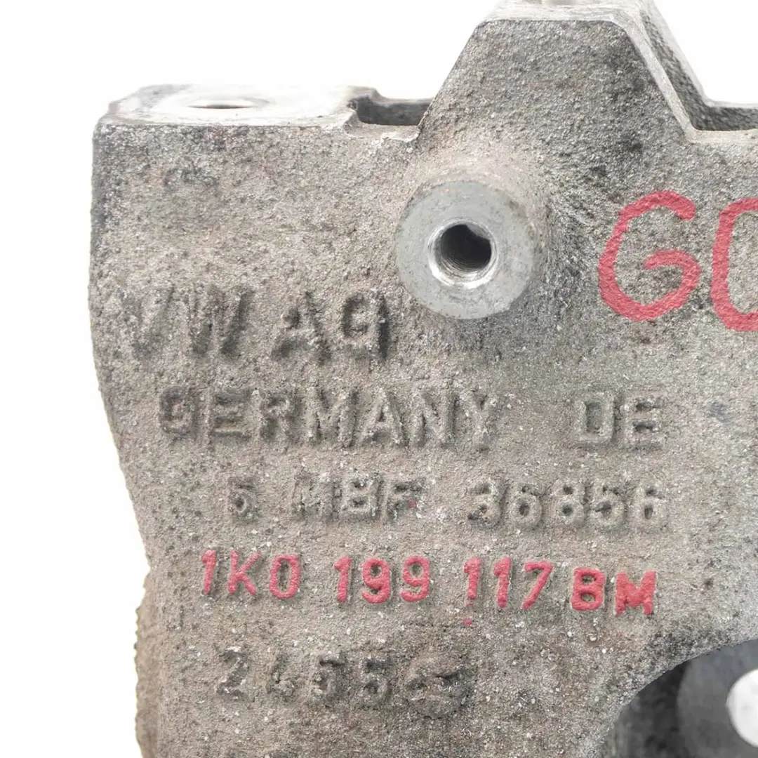 VW Passat B6 Golf 5 Gearbox Mount Transmission Holder Bracket - SKU 1K0199117BM - Part number 1K0199117BM
