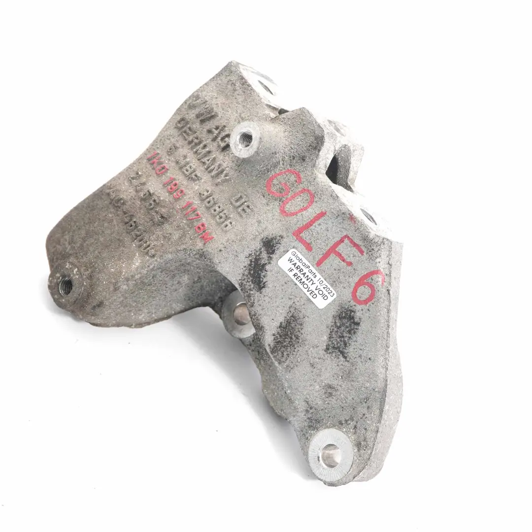 Gearbox Mount Transmission Holder Bracket to VW Passat B6 Golf 5 with Part number 1K0199117BM VW Passat B6 Golf 5 Gearbox Mount Transmission Holder Bracket - SKU 1K0199117BM - Part number 1K0199117BM