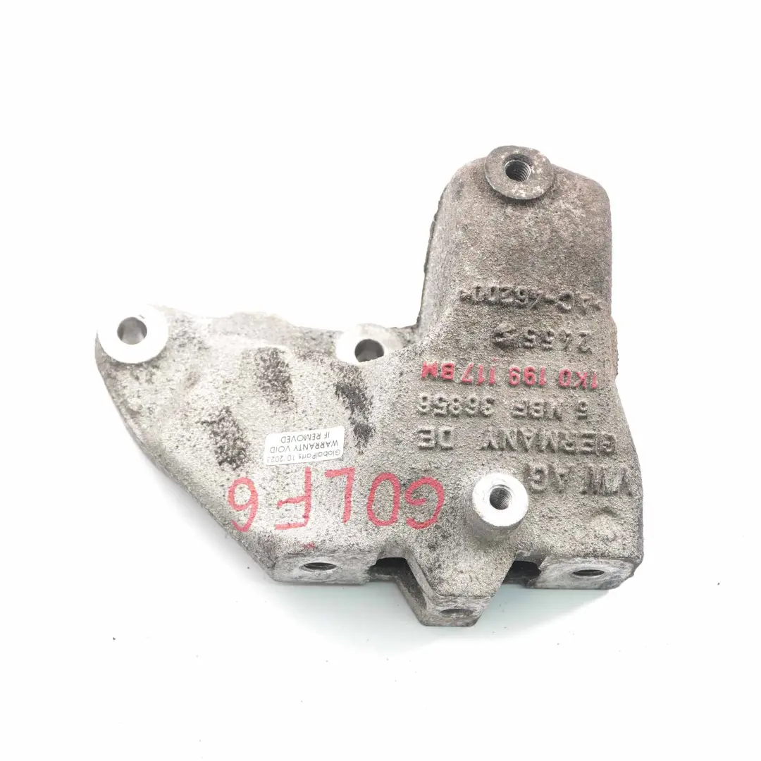 Soporte de caja cambios Soporte de transmisión para VW Passat B6 Golf 5 con número de pieza 1K0199117BM VW Passat B6 Golf 5 Soporte de caja cambios Soporte de transmisión - SKU 1K0199117BM - Número de pieza 1K0199117BM