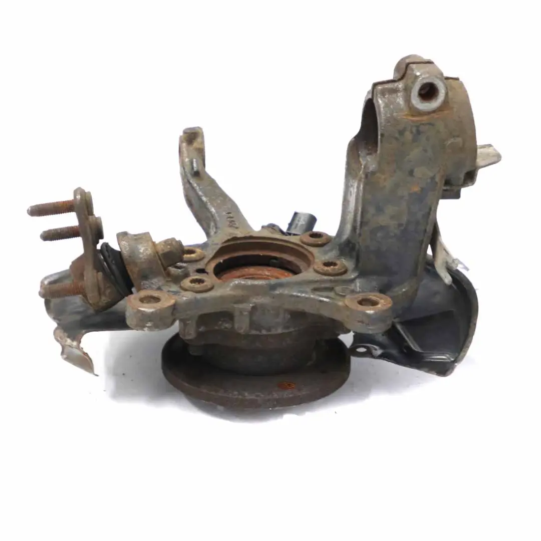 Zwrotnica Piasta Koła Lewy Przód do VW Volkswagen Golf 5 o numerze 1K0407255AA VW Volkswagen Golf 5 Zwrotnica Piasta Koła Lewy Przód - SKU 1K0407255AA - Numer Części 1K0407255AA