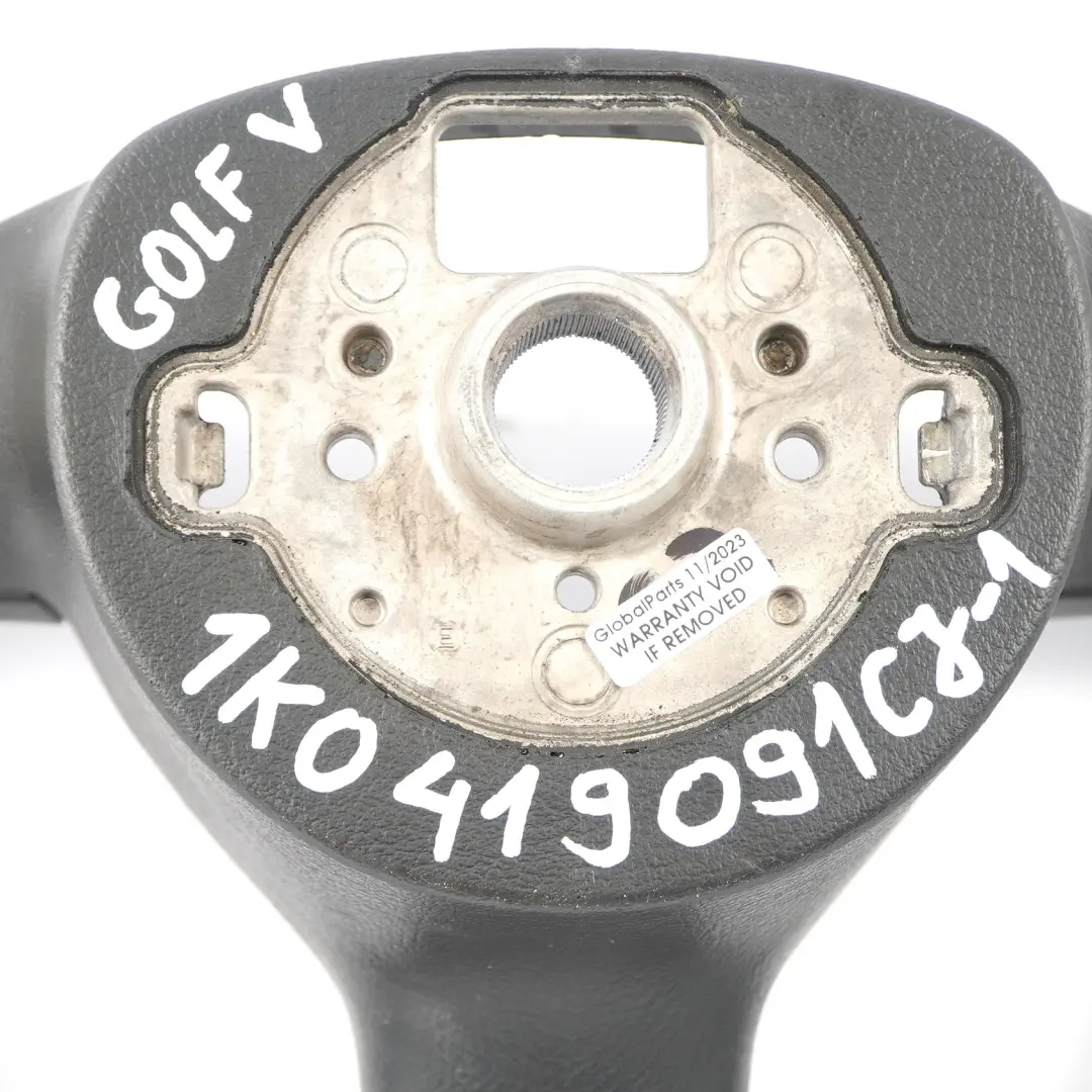 VW Volkswagen Golf 5 GT Kierownica NOWA Czarna Skóra - SKU 1K0419091CJ-1 - Numer Części 1K0419091CJ