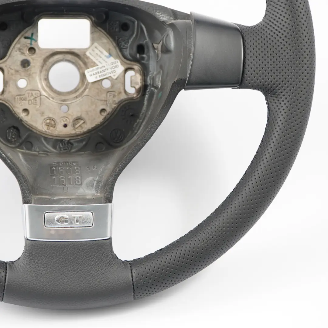 VW Volkswagen Golf 5 GT NEW Black Leather Steering Wheel - SKU 1K0419091CJ-1 - Part number 1K0419091CJ