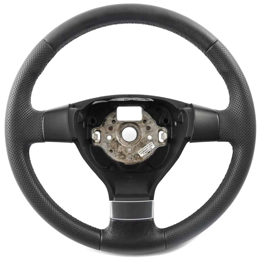 VW Volkswagen Golf 5 NEU Schwarzes Leder lenkrad - SKU 1K0419091EQ-1 - Teilenummer 1K0419091EQ